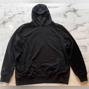 Mercedes AMG Petronas Hoodie XL Men Black Polka Dot F1 Team